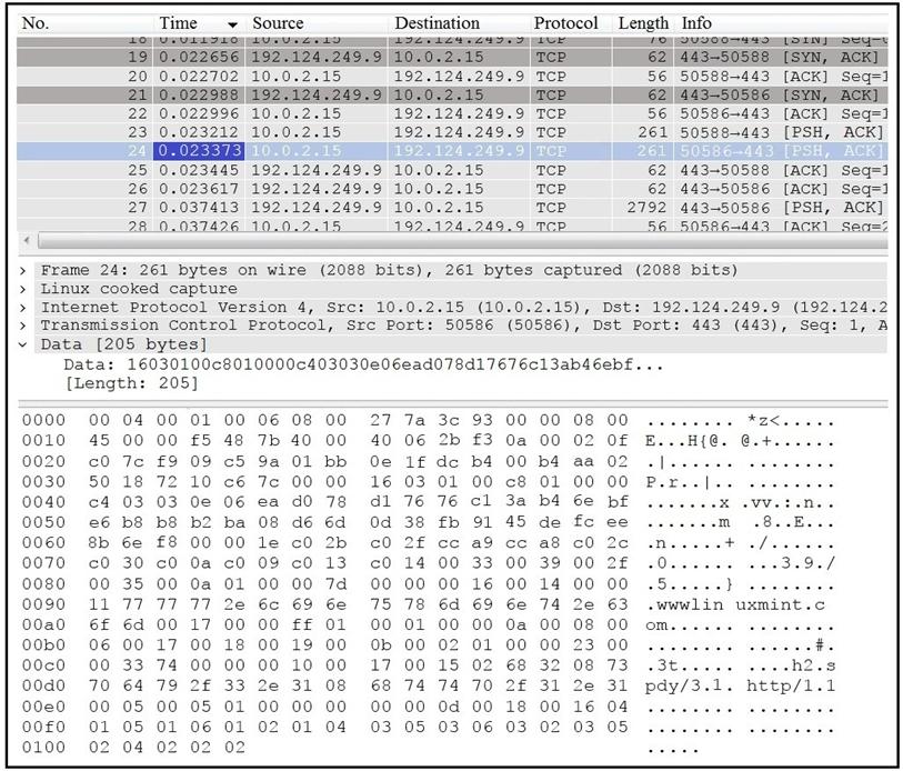 Image 200-201_143Q.png related to the Cisco 200-201 Exam