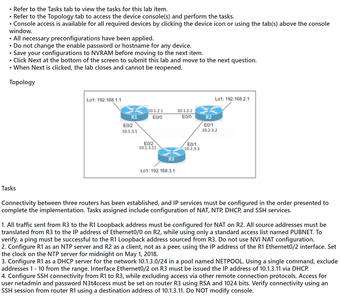 Image 200-301_1001Q.png related to the Cisco 200-301 Exam
