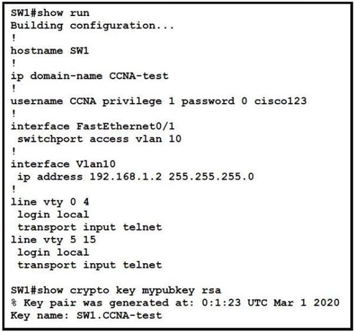 Image 200-301_751Q.png related to the Cisco 200-301 Exam