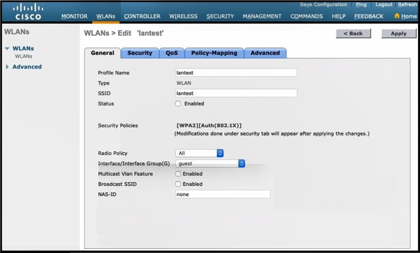 Image 200-301_835Q.png related to the Cisco 200-301 Exam