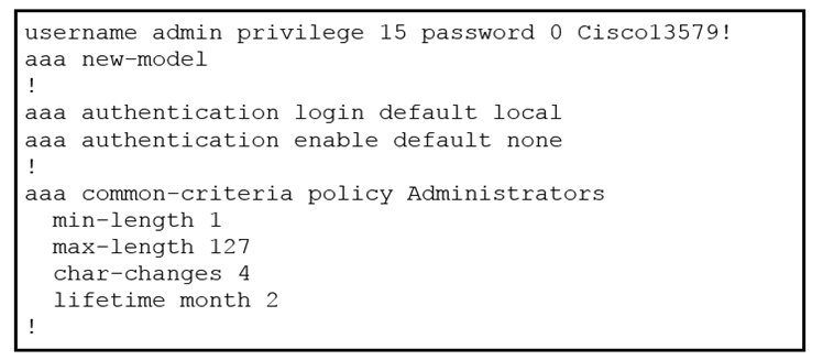 Image 350-401_303Q.png related to the Cisco 350-401 Exam