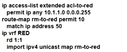 Image 350-401_433QA.png related to the Cisco 350-401 Exam