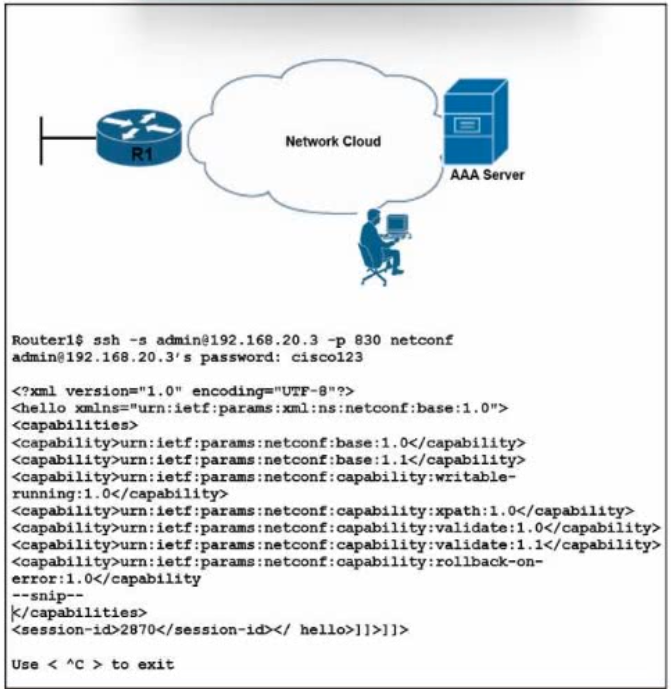 Image 350-401_591Q.png related to the Cisco 350-401 Exam