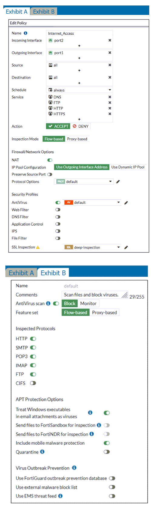 Image NSE4_FGT-7.2_46Q.png related to the Fortinet NSE4_FGT-7.2 Exam