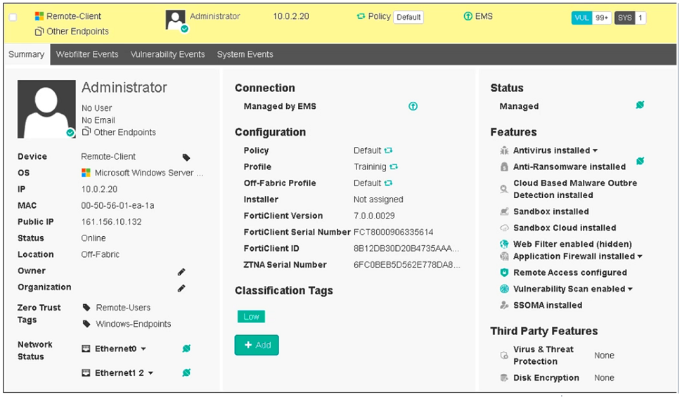 Image NSE5_FCT-7.0_19Q.png related to the Fortinet NSE5_FCT-7.0 Exam