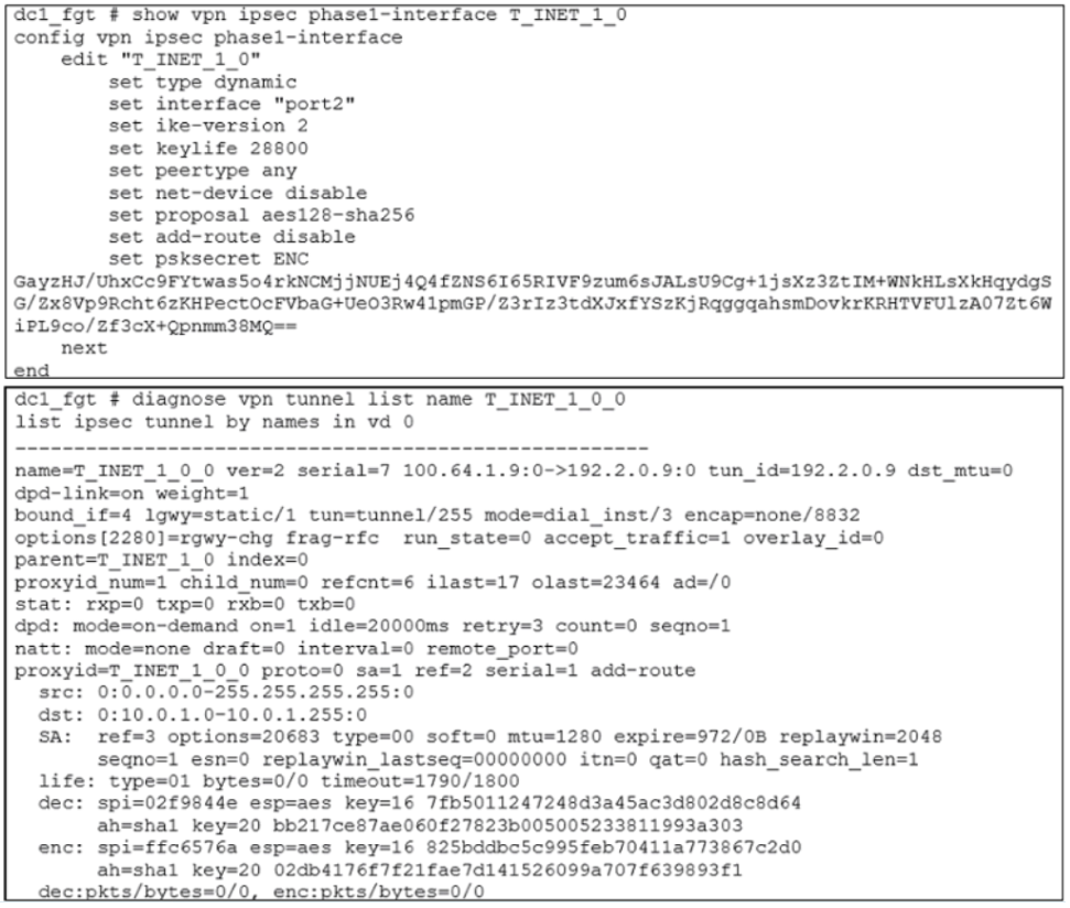 Image NSE7_SDW-7.0_21Q.png related to the Fortinet NSE7_SDW-7.0 Exam