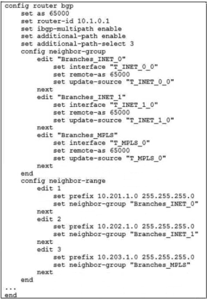 Image NSE7_SDW-7.0_43Q.png related to the Fortinet NSE7_SDW-7.0 Exam