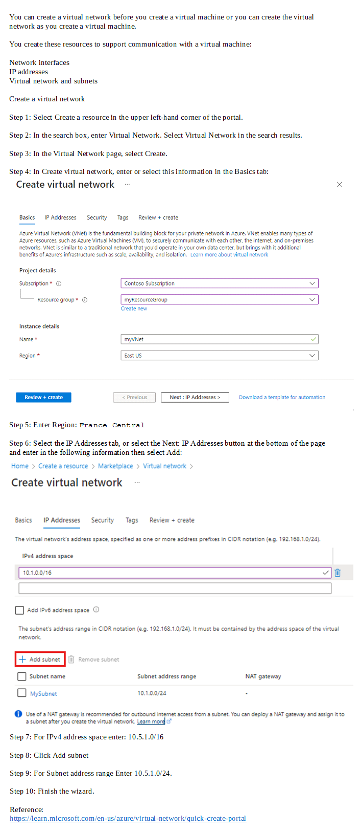 AZ-700_71E.png related to the Microsoft AZ-700 Exam